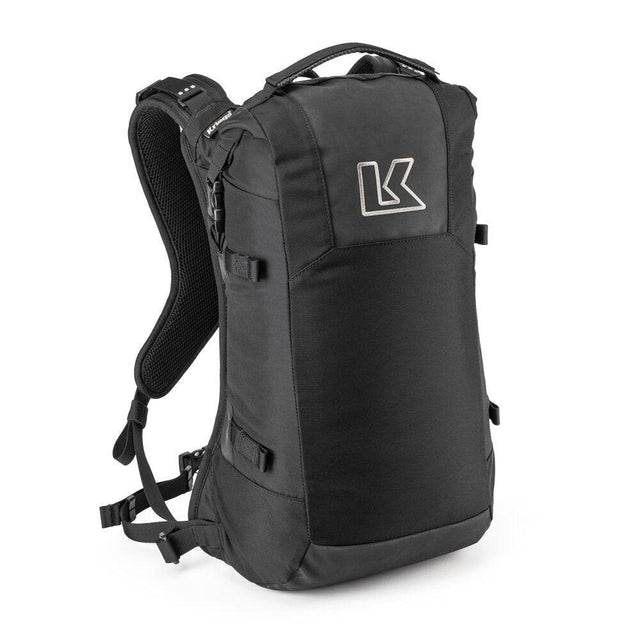 Kriega Rucksack R16 in schwarzer Farbe, langlebiger Rucksack mit mehreren Fächern und gepolsterten Schultergurten.