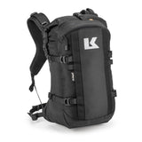 Kriega Rucksack R22 in Schwarz mit gepolsterten Schultergurten und praktischem Stauraum, ideal für unterwegs.