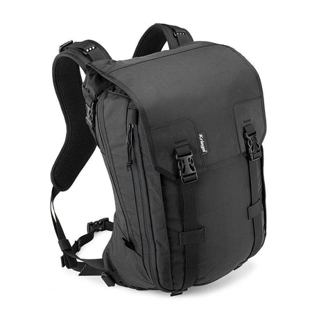 Kriega Rucksack Max 28, langlebiger Wanderrucksack mit mehreren Fächern und verstellbaren Schultergurten, in schwarz.