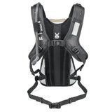 Schwarzer Kriega Hydro-3 Rucksack mit robuste Träger und Wasserabziehsystem, ideal für Outdoor- und Fahrradtouren