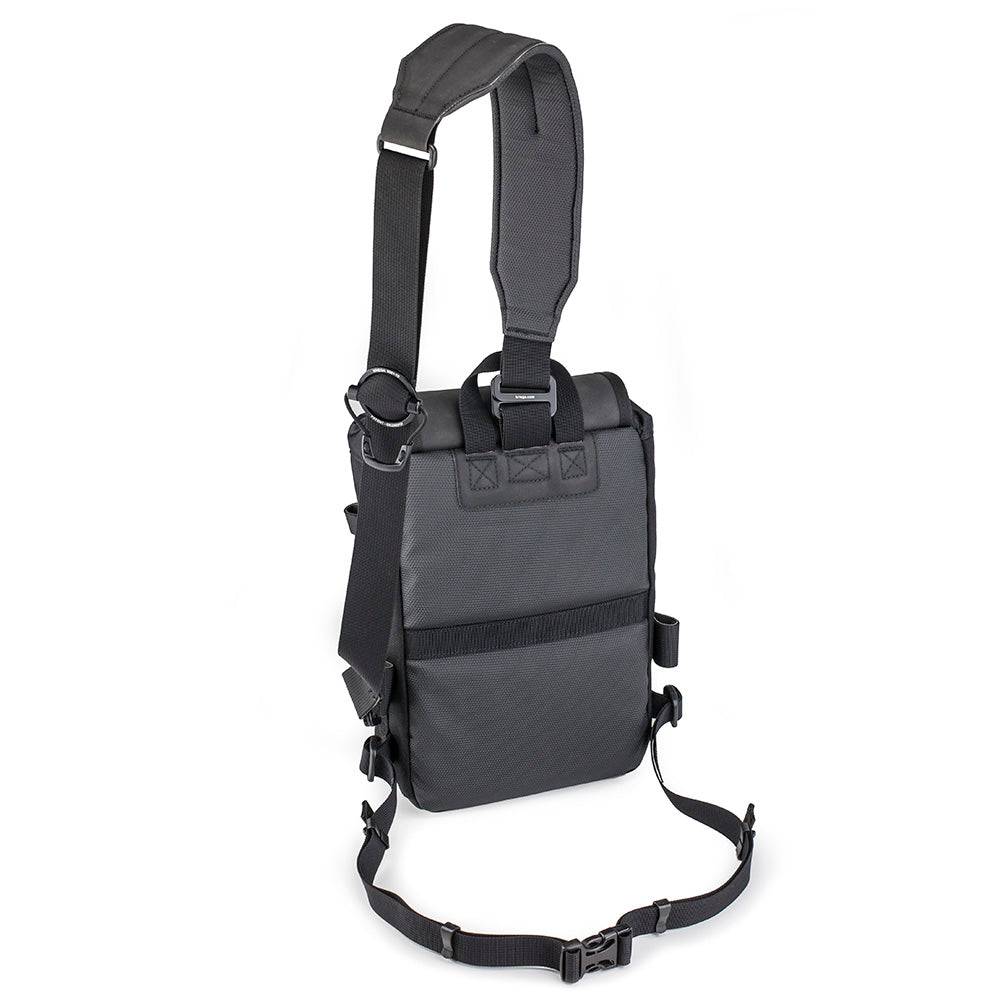 Kriega Sling Umhängetasche aus robustem Material, praktische Tasche für unterwegs, schwarz, mit verstellbarem Tragegurt