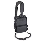 Kriega Sling Umhängetasche aus robustem Material, praktische Tasche für unterwegs, schwarz, mit verstellbarem Tragegurt
