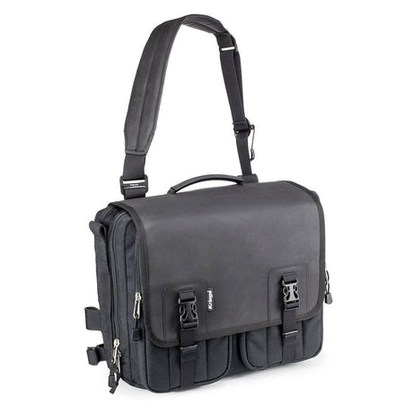 Kriega Urban EDC Umhängetasche aus robustem Material mit verstellbarem Schultergurt und mehreren Fächern, schwarze Farbe