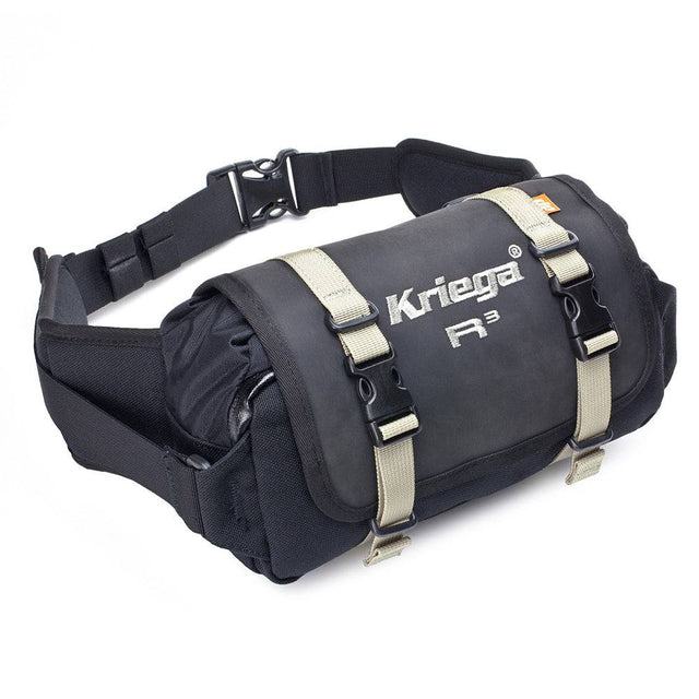 Kriega Hüfttasche R3 aus robustem Material, Tasche mit Reißverschluss und verstellbarem Gurt, ideal für unterwegs