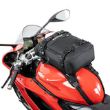 Kriega US-Drypack Tank Adapter für Tankrucksack, robuste Verbindung für Motorradtanks, schwarze Kunststoffkonstruktion.