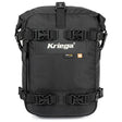 Kriega US-10 Drypack Taschen in Schwarz mit wasserdichtem Material und Rollverschluss für Motorrad und Outdoor-Abenteuer