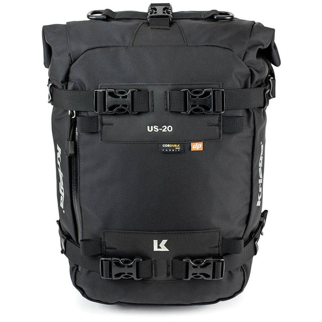 Regenfeste Taschen von Kriega US-20 Drypack, wasserdichte Outdoor-Tasche aus strapazierfähigem Material.