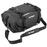 Robuste schwarze Kriega US-30 Drypack Tasche mit Rollverschluss und Tragegriff, ideal für Outdoor- und Motorradtouren.