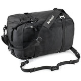 Robuste schwarze Kriega US-30 Drypack Tasche aus strapazierfähigem Material mit Rollverschluss und Tragegriffen.