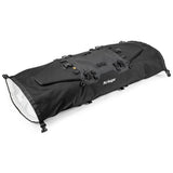 Robuste Kriega US-40 Drypack Tasche aus wasserfestem Material, ideal für Outdoor- und Motorradtouren, in schwarz.