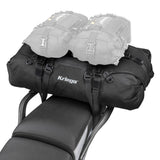 Robuste schwarze Kriega US-40 Drypack Tasche mit verstellbaren Gurten und wasserdichtem Material, ideal für Motorradtaschen.