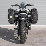 Kriega OS-22 Gepäcktasche aus strapazierfähigem Material, mit Reißverschlüssen und Befestigungssystem, für Motorräder und Fahrräder
