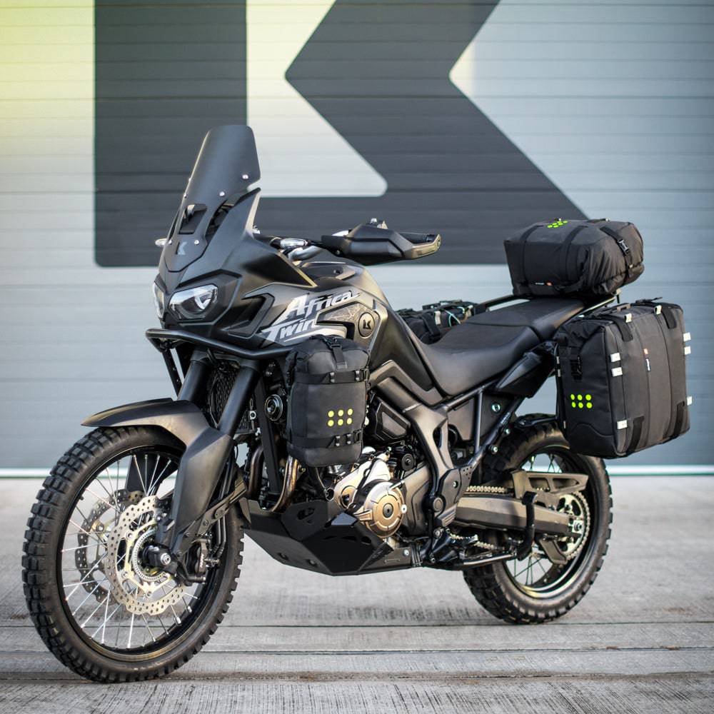 Kriega OS-32 Gepäcktasche, robuste schwarze Tasche mit reflektierenden Elementen, für Motorräder geeignet