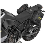 Montageset für Kriega OS-Base und Yamaha Tenere 700, inklusive Befestigungssystem für OS-Taschen, in schwarzer Ausführung