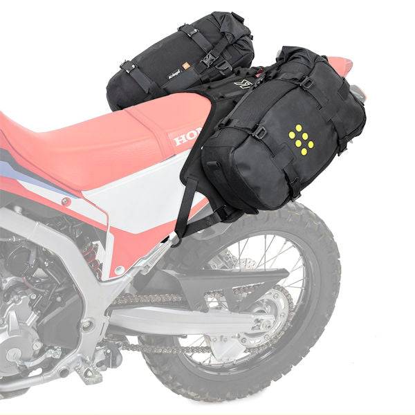 Kriega OS-Base Montagesystem für Honda CRF300L / CRF300 Rally, passend für OS-Taschen, stabile Befestigung, schwarzes Montagekit