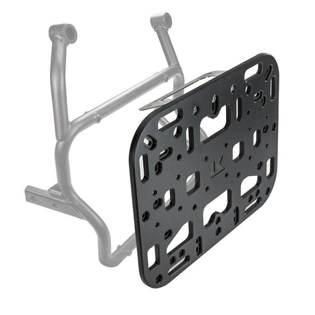 Kriega OS-Halteplatten-Adapter für Yamaha Tenere 700, Montagekit für Taschen, stabile Befestigung, schwarzes Kunststoff-Design