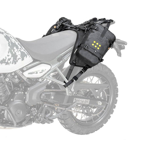 Montageset für Kriega OS-Base für Royal Enfield Himalayan, zum Befestigen der OS-Taschen am Motorrad.