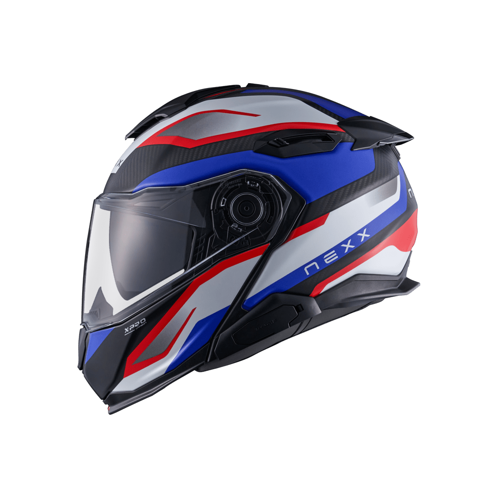 NEXX Helm X.LIFETOUR PRO MILE Blau.Rot Matt