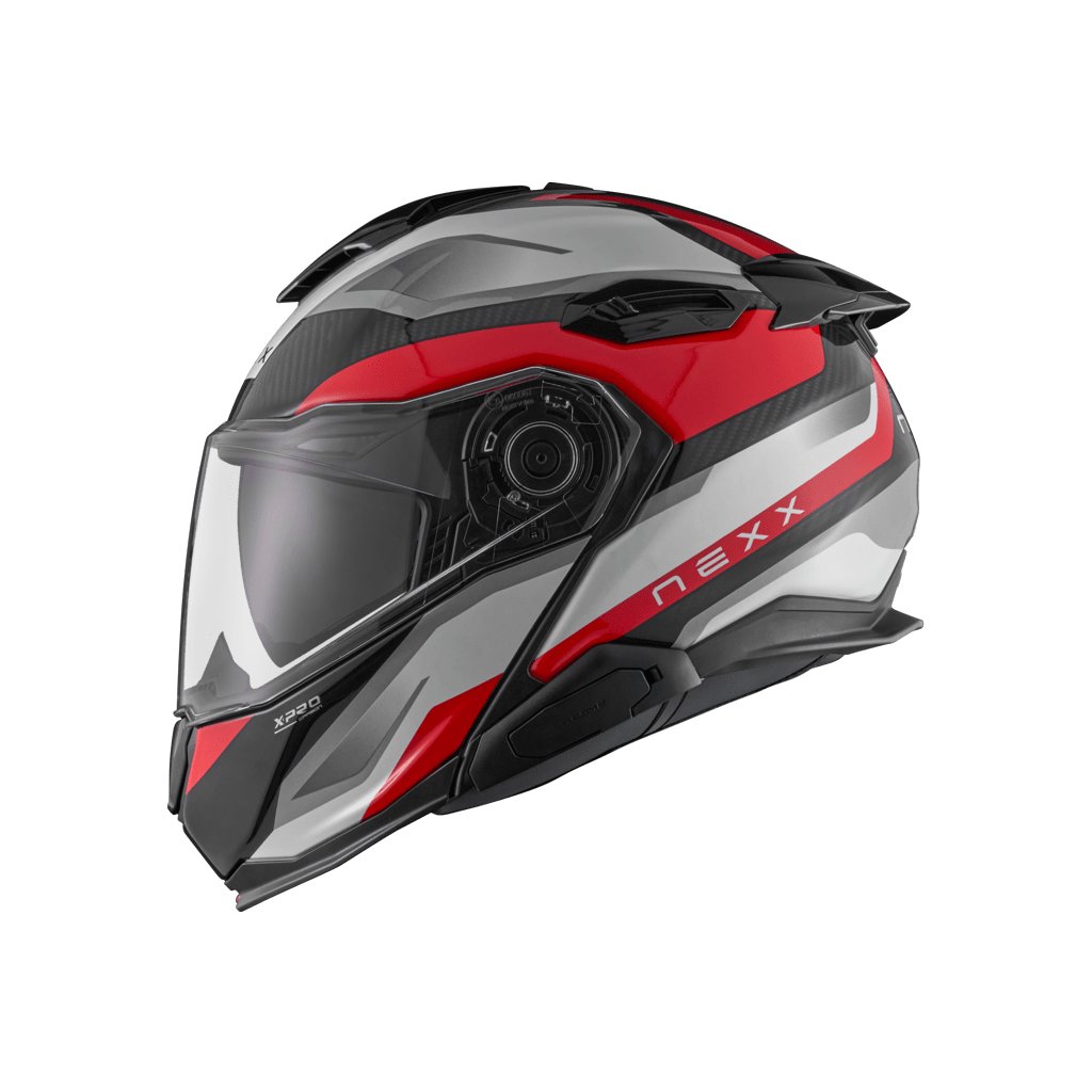 NEXX Helm X.LIFETOUR PRO MILE Weiß.Rot