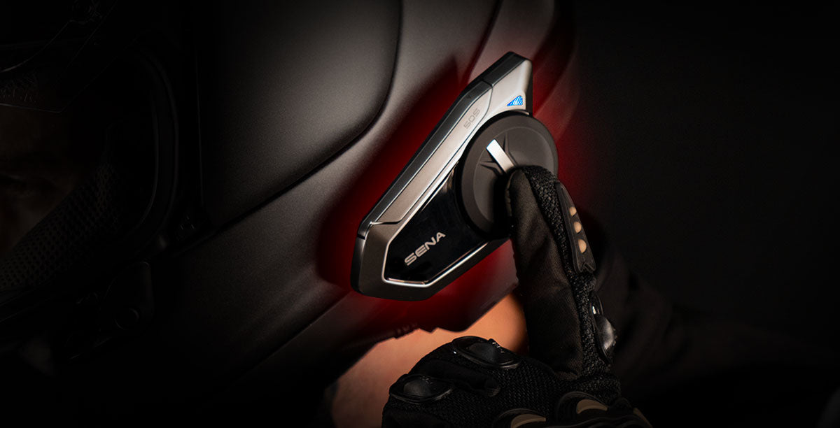 SENA 50S Motorrad Kommunikationssystem Doppelpack mit Harman Kardon
