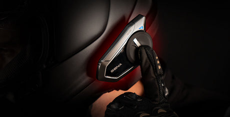 SENA 50S Motorrad Kommunikationssystem Doppelpack mit Harman Kardon