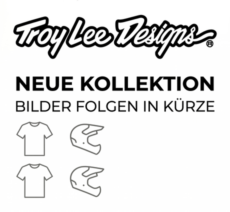 Schwarzes Troy Lee Designs Friday Night T-Shirt, Freizeitbekleidung, frontal sichtbar mit TLD-Logo und bequemem Schnitt