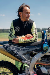 TSB-RACING AirFlow Ride Weste, atmungsaktive Offroad Weste für Radfahrer, leichtes Design, in leuchtendem Farbton.