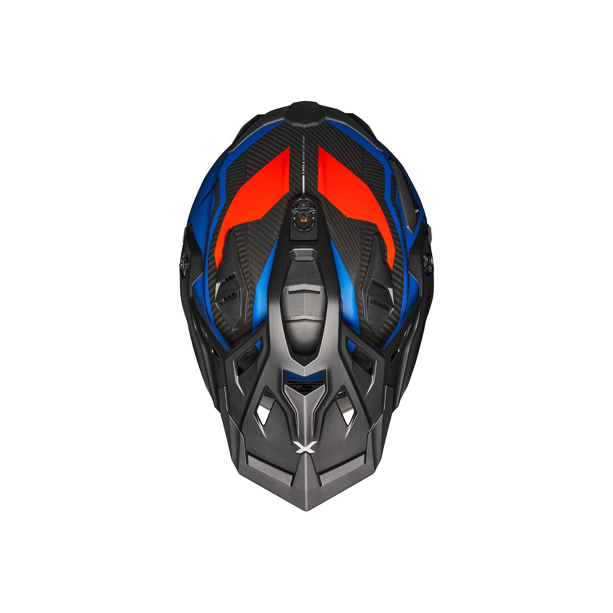 NEXX Helm X.WED3 KEYO CARBON Blau.Rot Matt