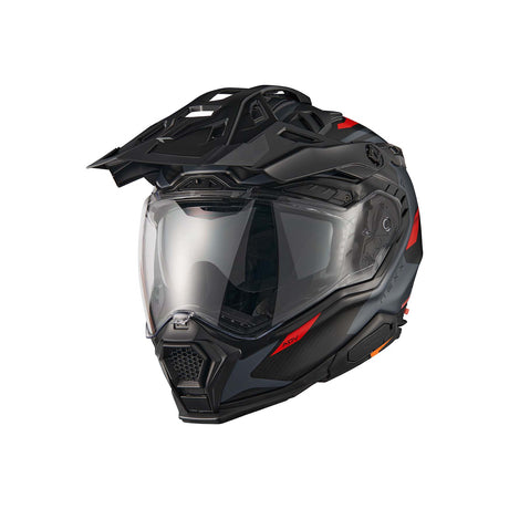 NEXX Helm X.WED3 KEYO CARBON Grau.Rot Matt
