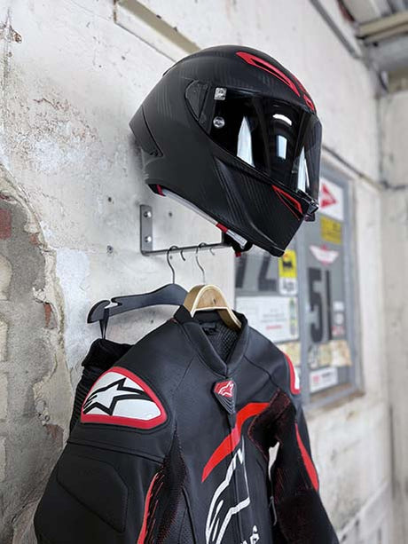 Gray Steel X3 Wandhalter für Helm und Ausrüstung Gunmetal