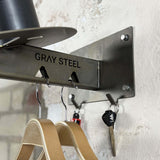 Gray Steel X5 Wandhalter für Helm und Ausrüstung Gunmetal
