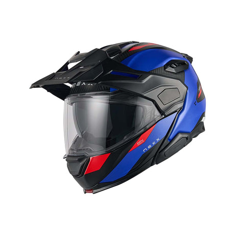 NEXX Helm X.LFC TERRA CARBON Blau.Rot Matt