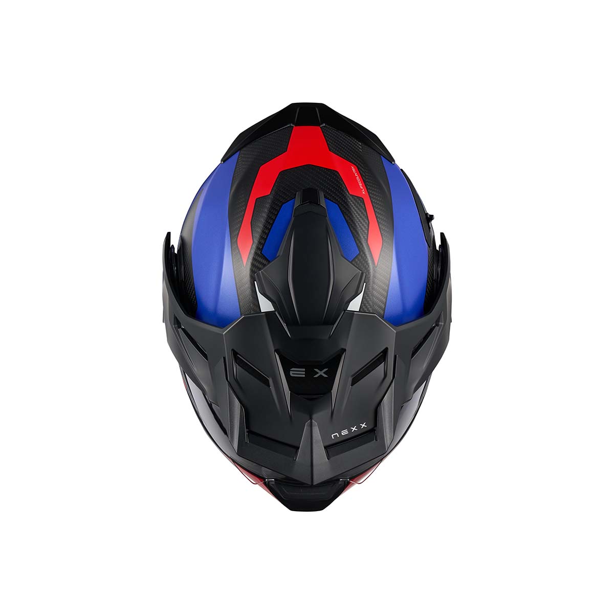 NEXX Helm X.LFC TERRA CARBON Blau.Rot Matt