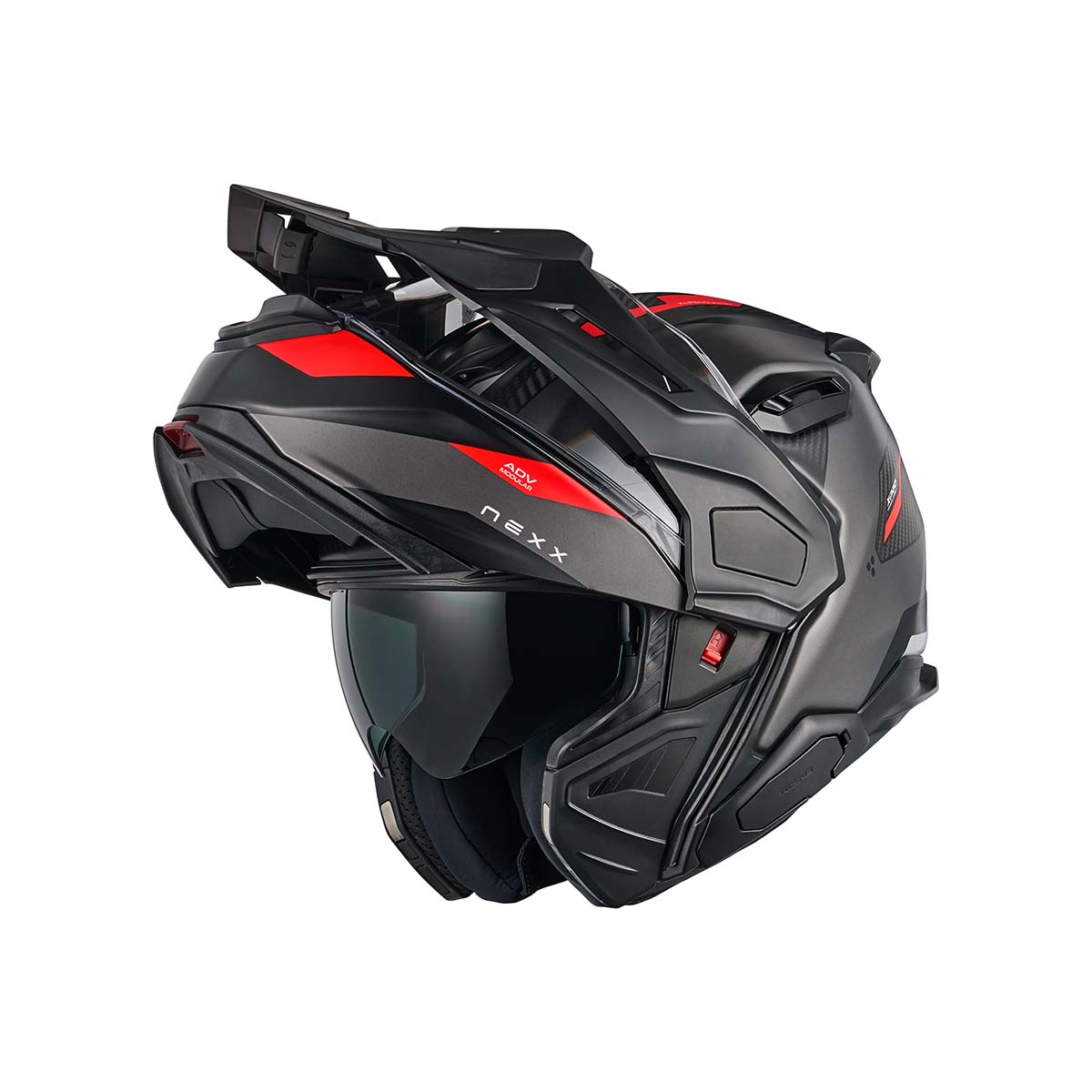 NEXX Helm X.LFC TERRA CARBON Grau.Rot Matt
