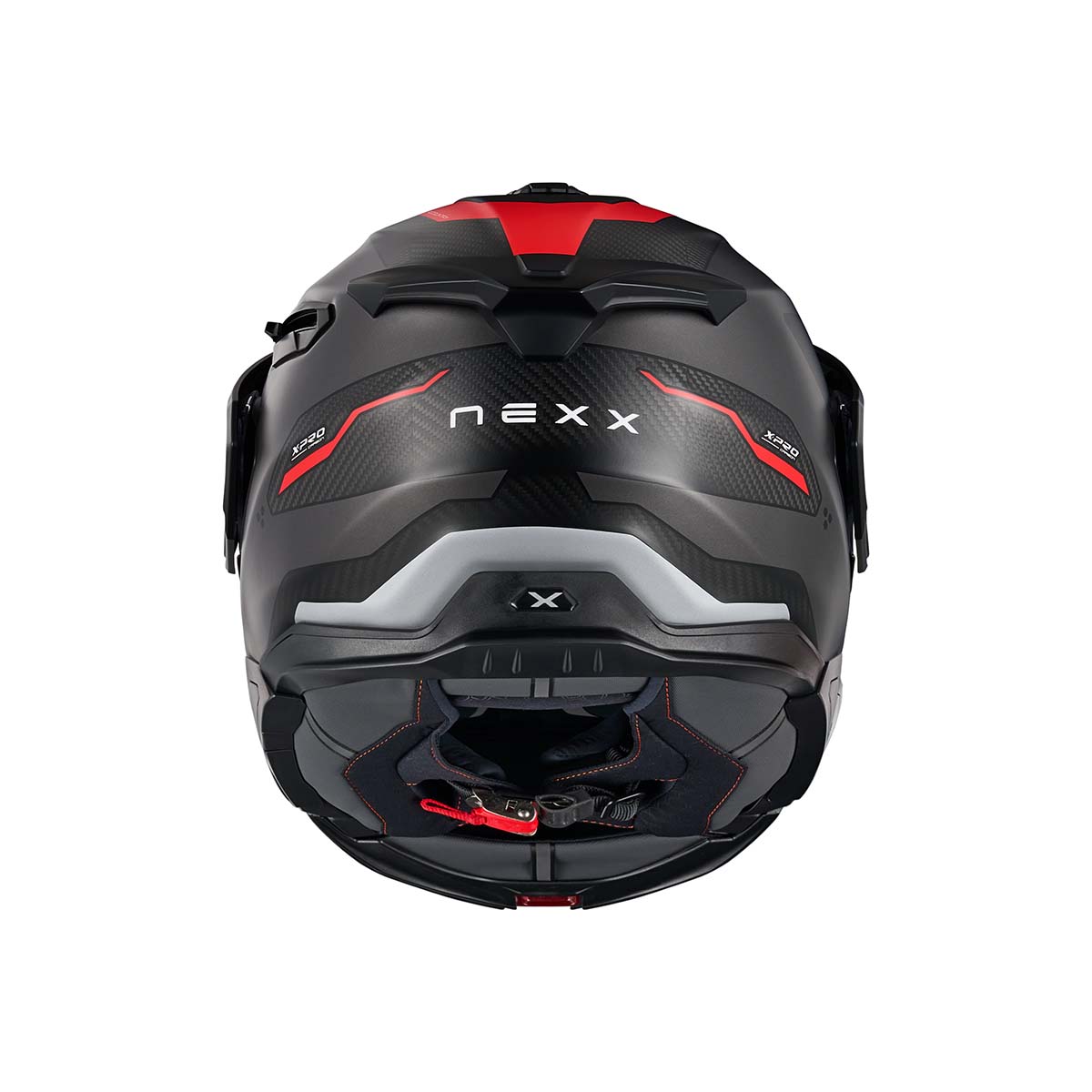 NEXX Helm X.LFC TERRA CARBON Grau.Rot Matt