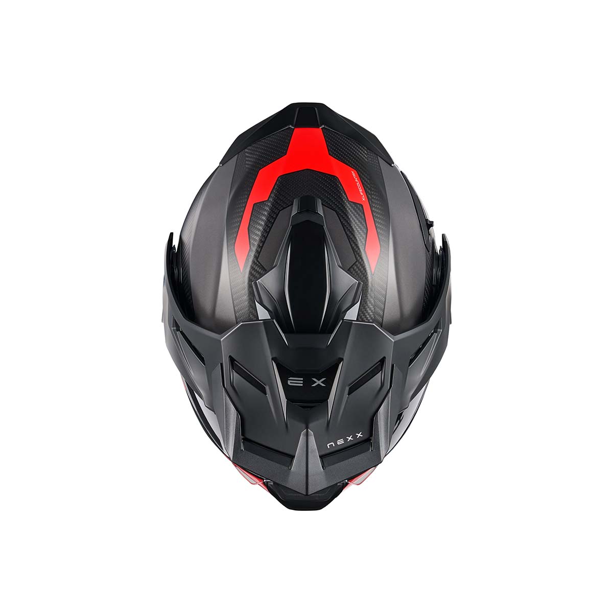 NEXX Helm X.LFC TERRA CARBON Grau.Rot Matt