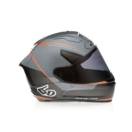 Integralhelm 6D ATS-1R Alpha Bronze FIM mit bronzefarbenem Design und robustem Schutz für Motorradfahrer