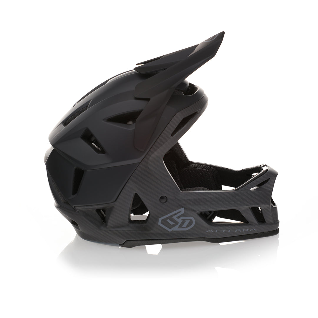 6D Alterra Solid Matte Black -MTB Helm