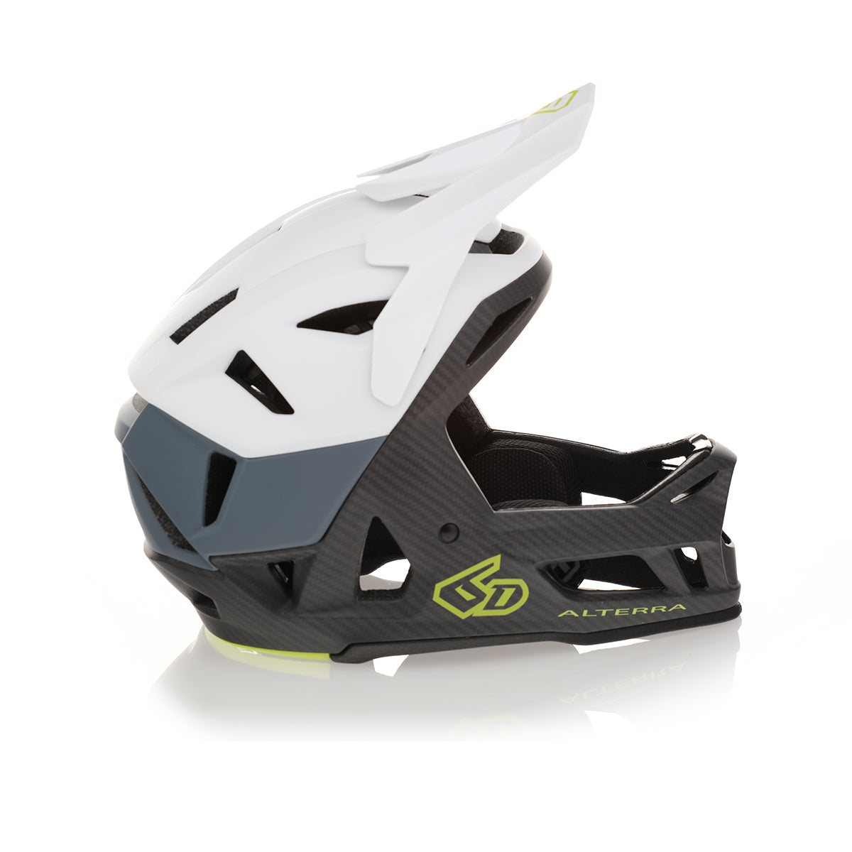 6D Alterra Segment White Grey - MTB Helm