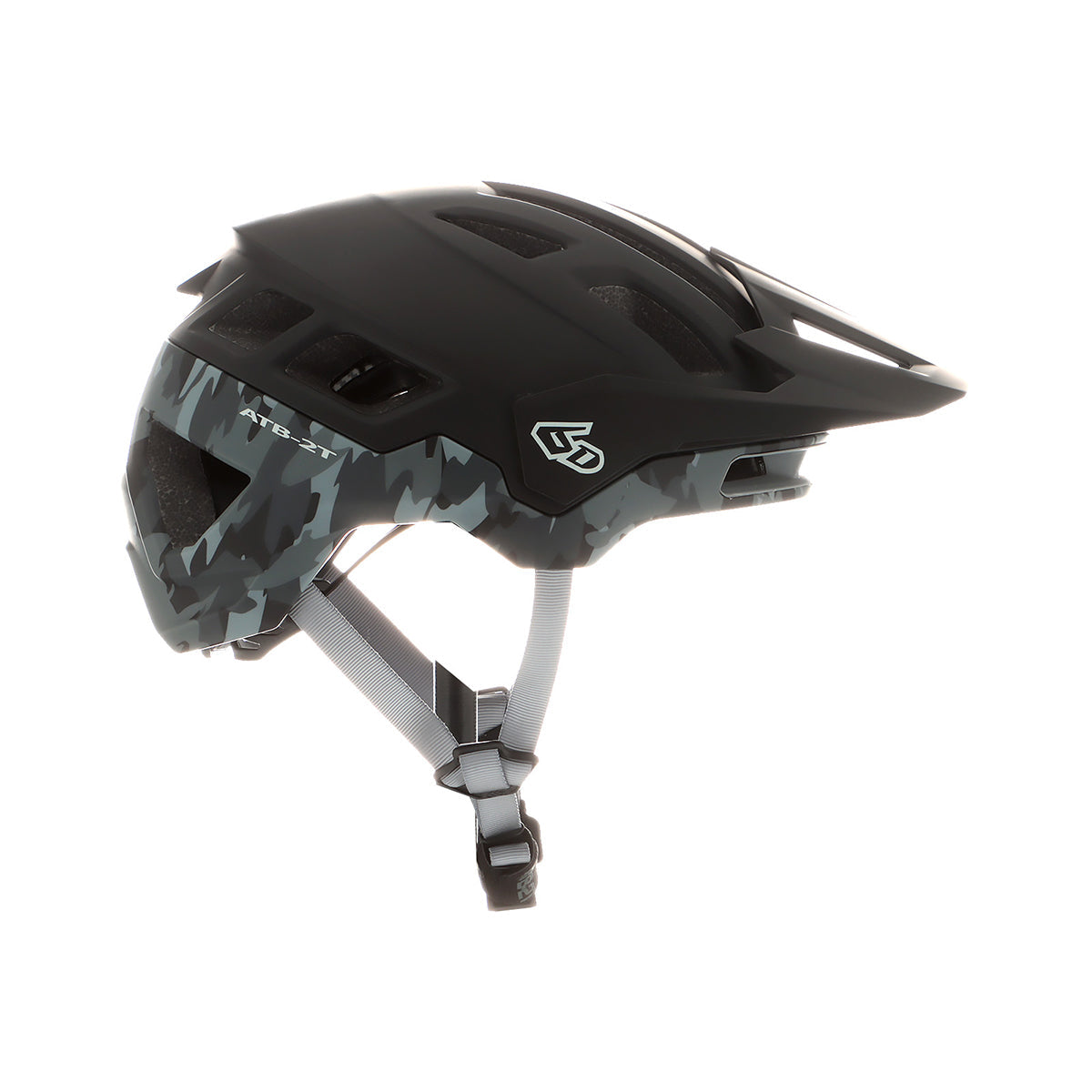 6D ATB-2T Ascent Matte Black Camo – MTB Helm