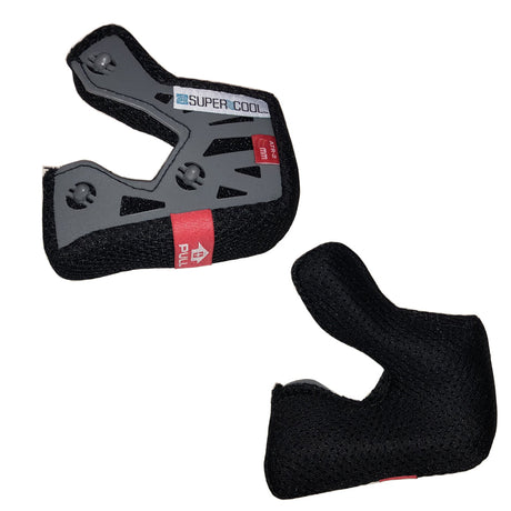 6D ATR-2 Motocrosshelm Wangenpolster Set, bequemes Helmzubehör mit coolen Design für optimalen Schutz und Komfort