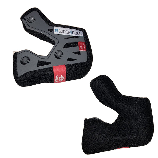 6D ATR-2 Motocrosshelm Wangenpolster Set, bequemes Helmzubehör mit coolen Design für optimalen Schutz und Komfort