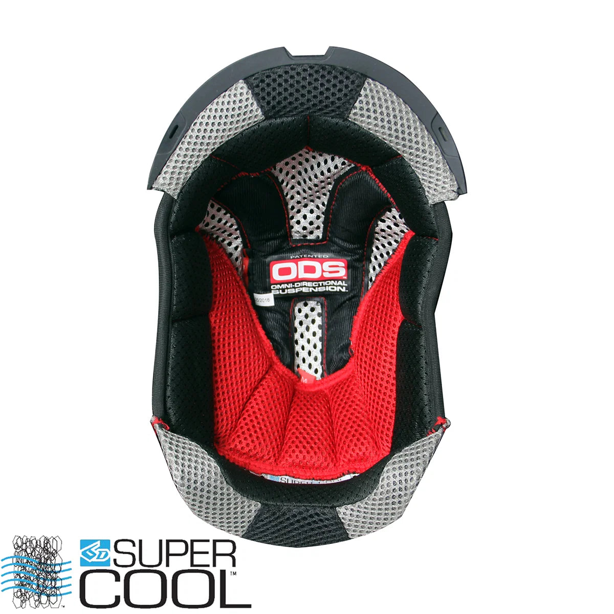 6D ATR-2 Motocrosshelm Super Cool Innenfutter