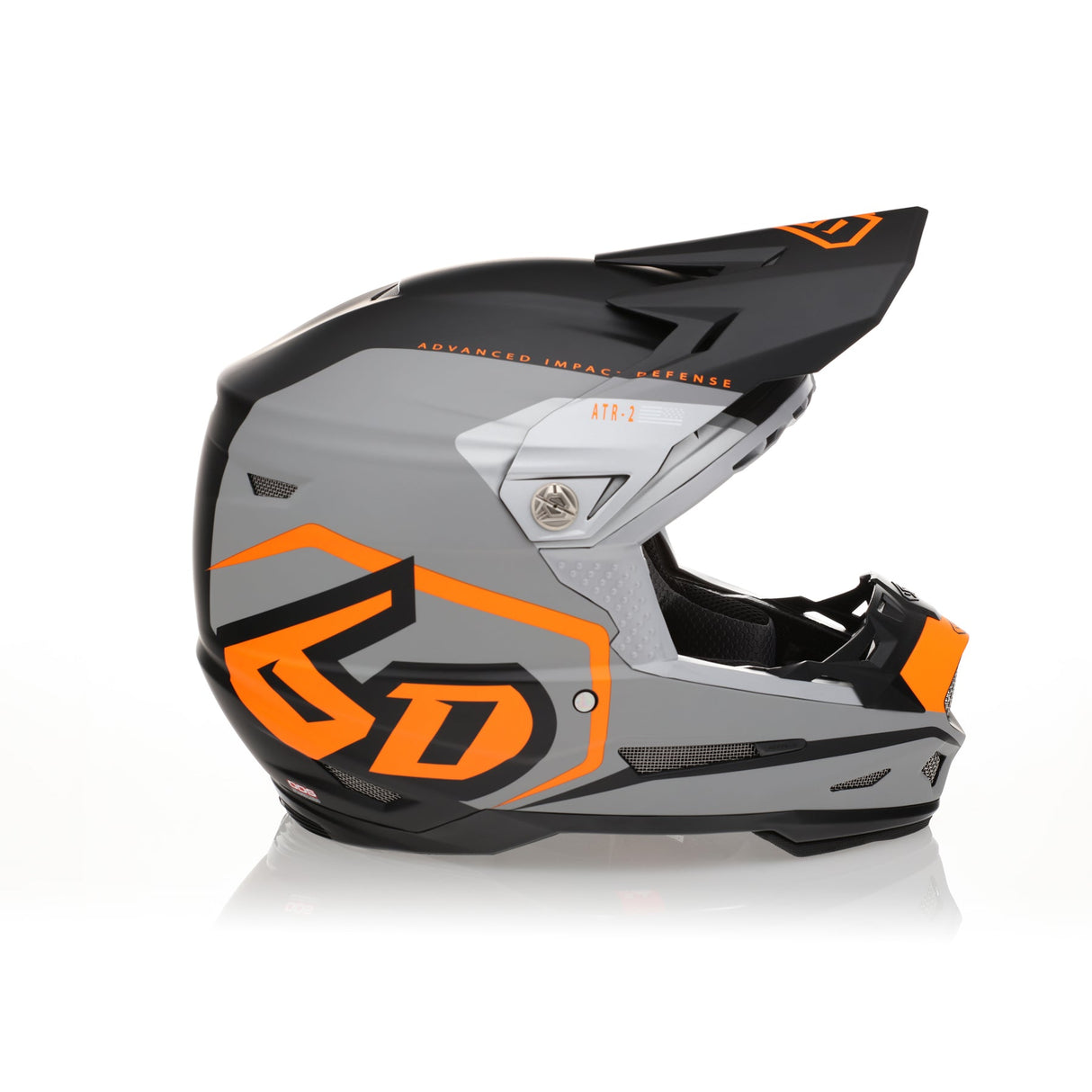 6D ATR-2 Motocrosshelm Delta Neon Orange