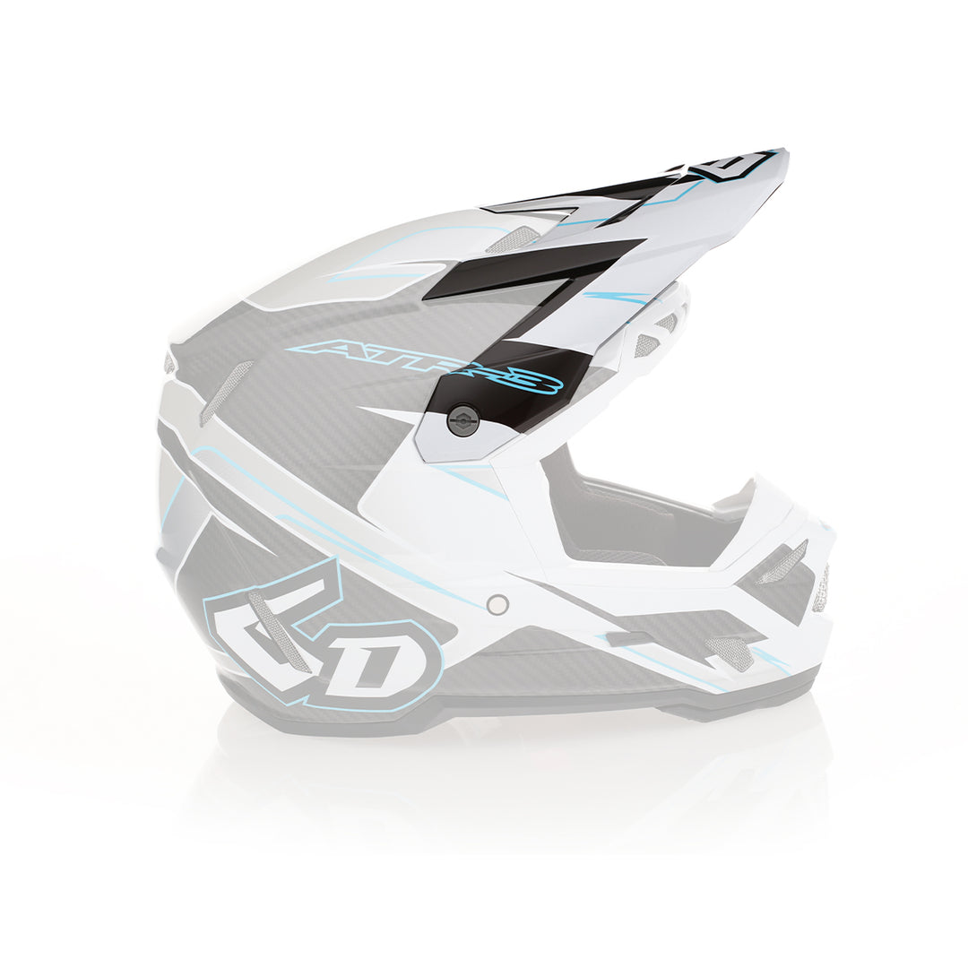 6D ATR-3 Visor Reflex - Ersatzvisier für Motocross & Offroad-Helme