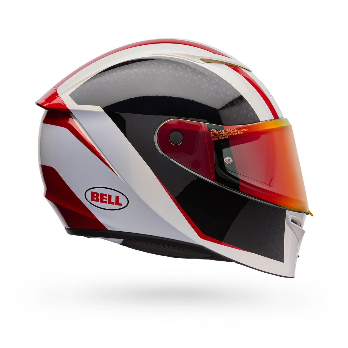 Bell Lithium Mips Plus Blip Weiss/Schwarz Integralhelm