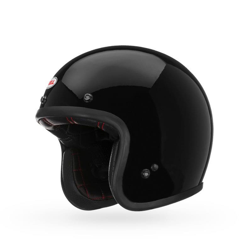 Bell Custom 500 Solid Schwarz Jethelm