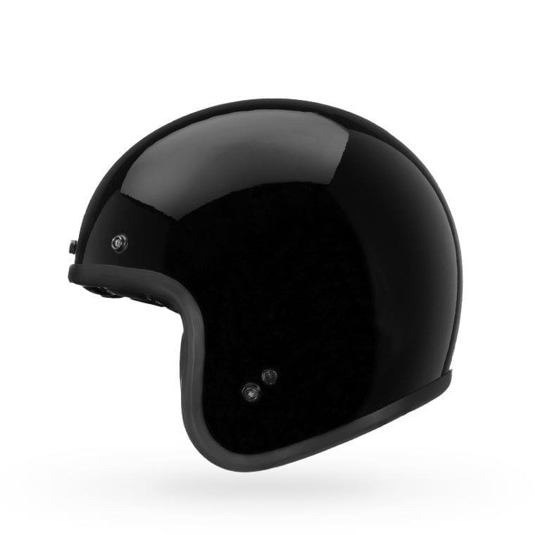 Bell Custom 500 Solid Schwarz Jethelm