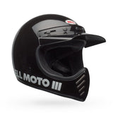 Bell Moto-3 Classic Schwarz Motocrosshelm