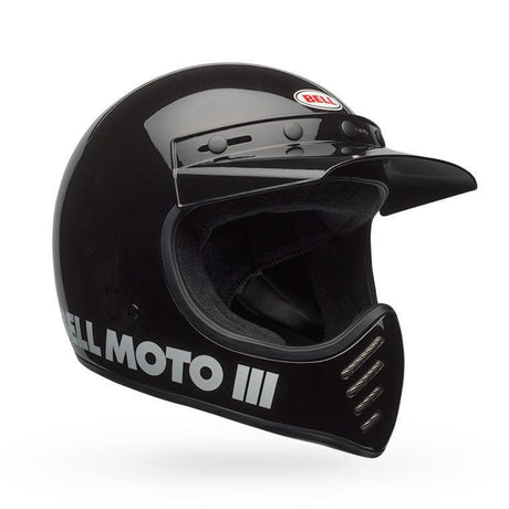 Bell Moto-3 Classic Schwarz Motocrosshelm